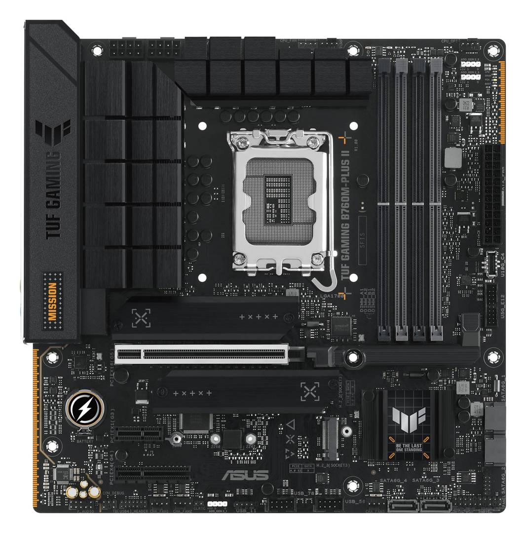 Asus TUF GAMING B760M-PLUS II дънна платка, LGA 1700, DDR5