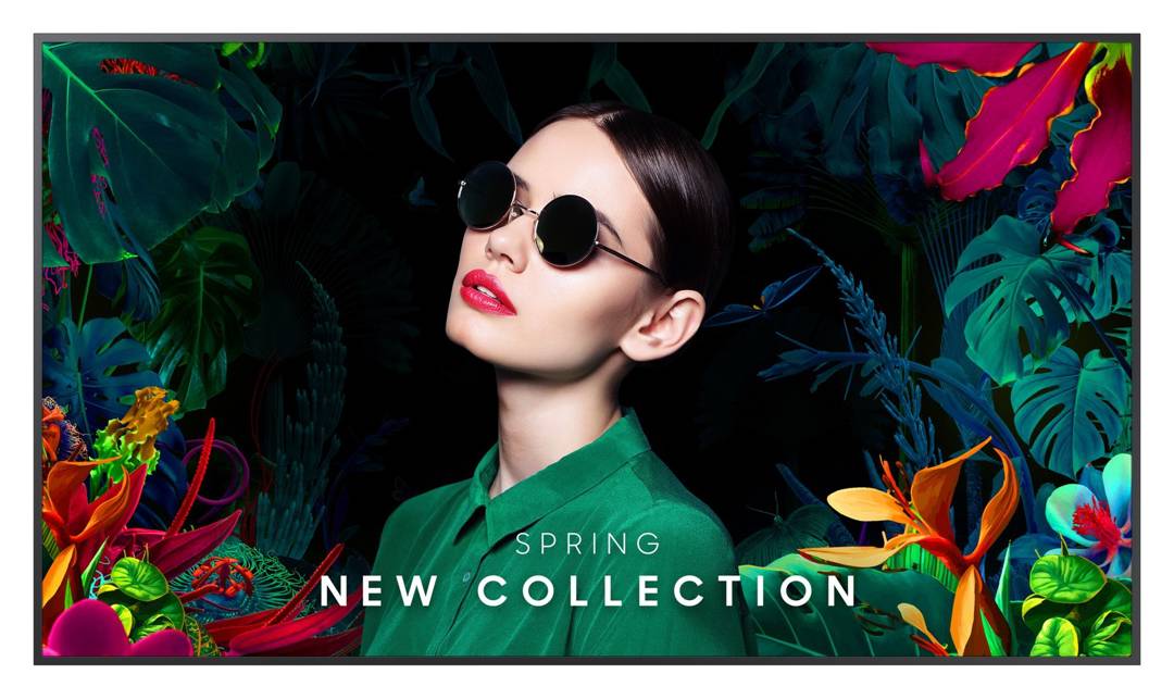 Samsung Smart Signage QMC 55" 4K UHD (LH55QMCEBGCXEN) — működés 24/7, 500 nit