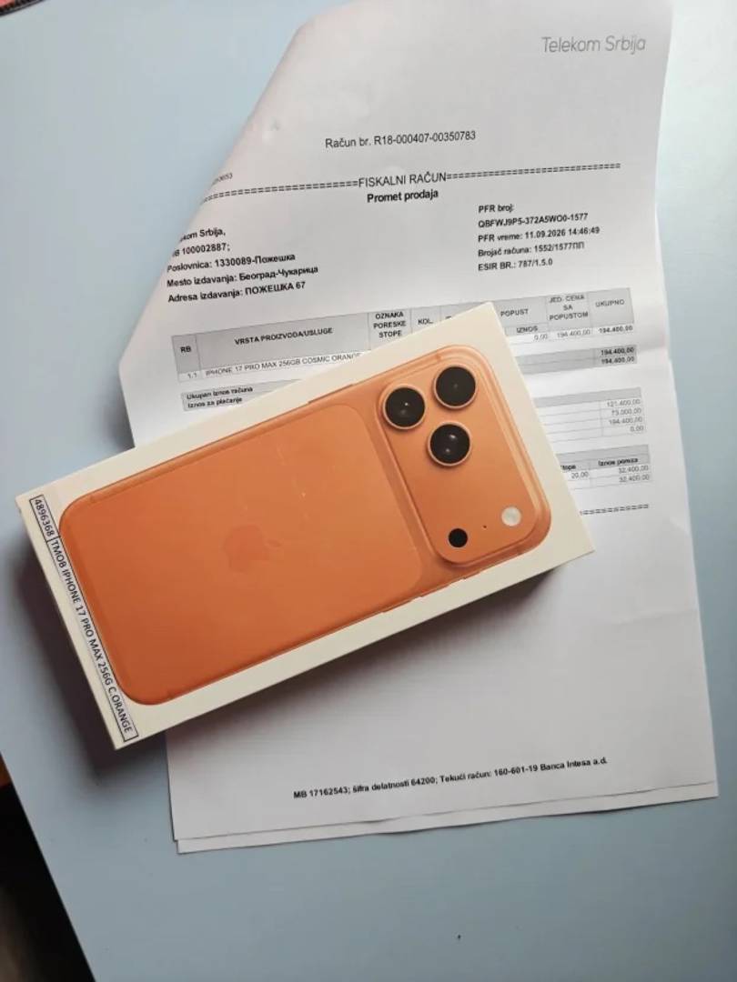 iPhone 17 Pro Max 256gb Orange