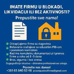 Cégek átvétele csődben és likvidáció alatt – minden adóssággal — Bijeljina
