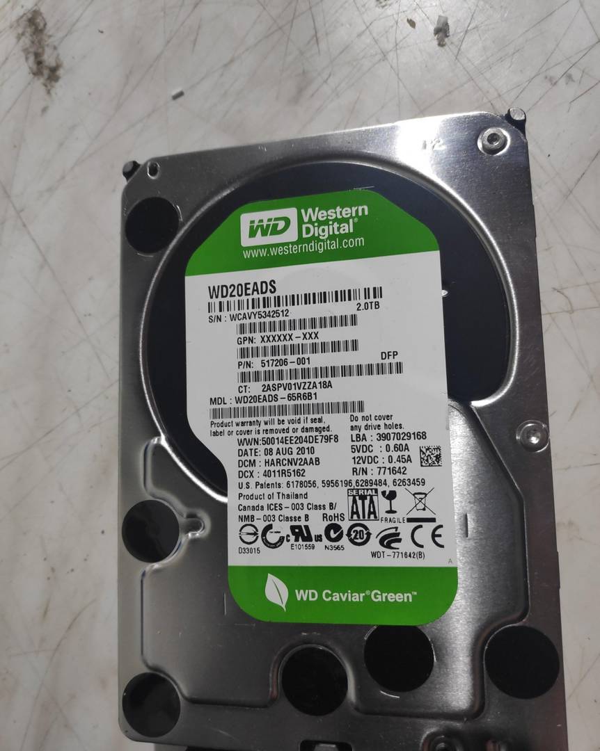 Твърд диск Western Digital 2 TB SATA