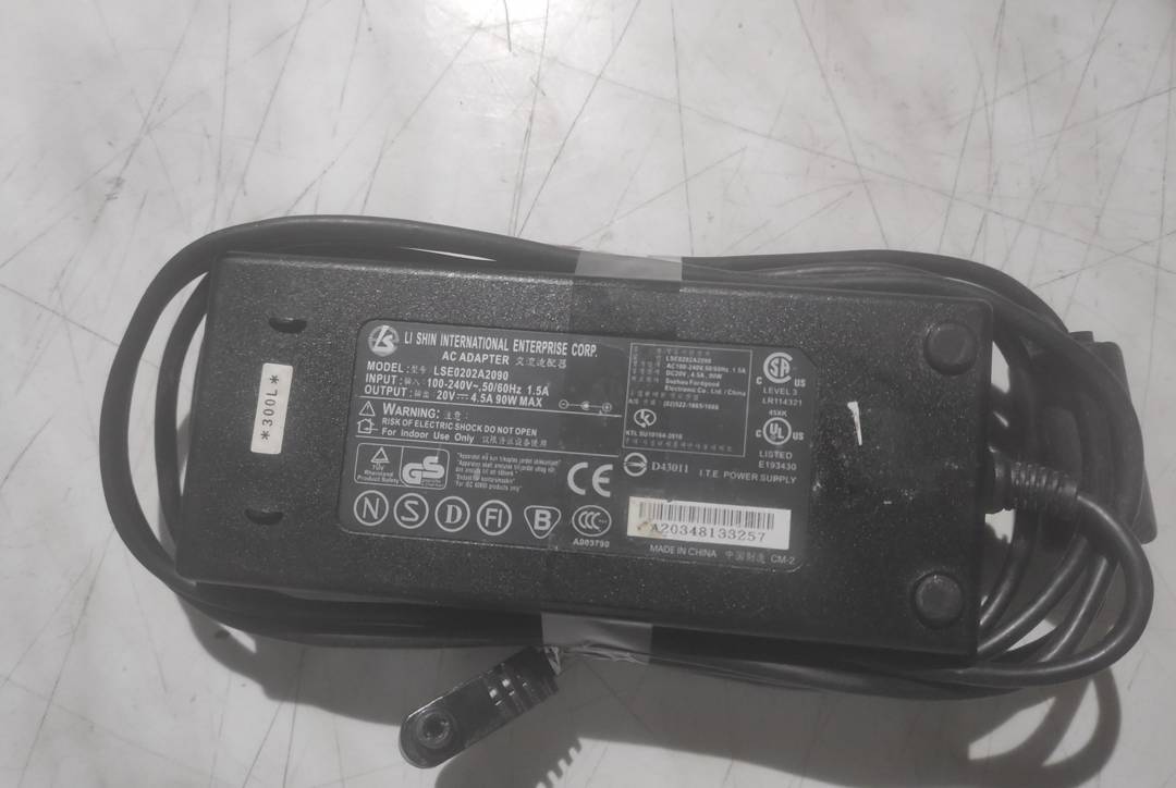 Polnilec za prenosnik LiShin 20 V 4.5 A 90 W