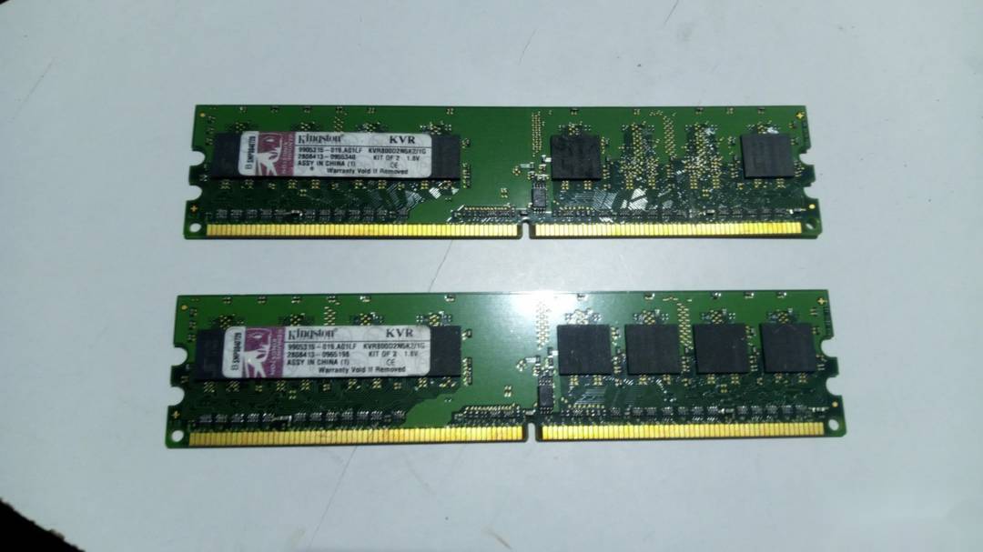 Asztali számítógép RAM Kingston DDR2 800 MHz