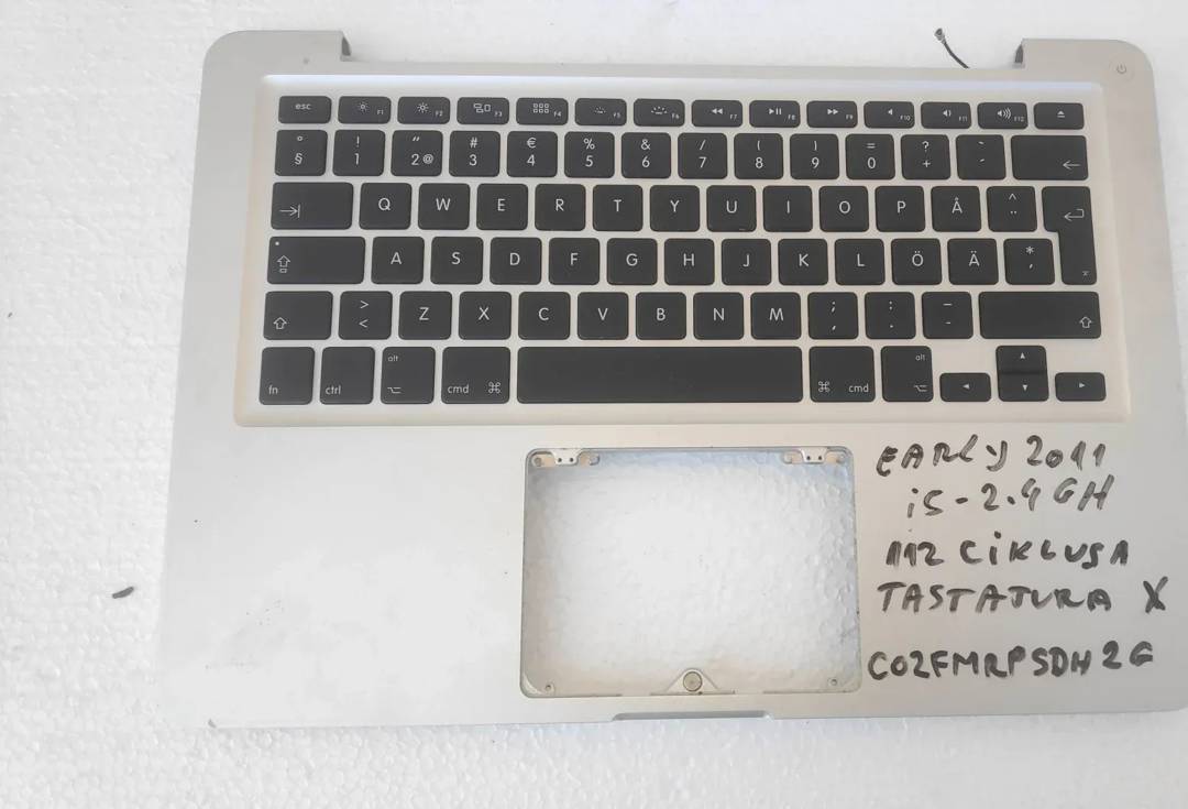 Топкейс (палмрест) для ноутбука Apple MacBook Pro 13 A1278 (Early 2011)