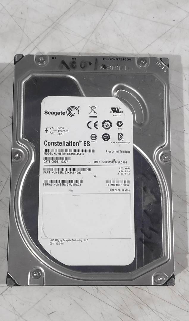 Hard disk za server Seagate Constellation 3.5" SAS ST3500414SS