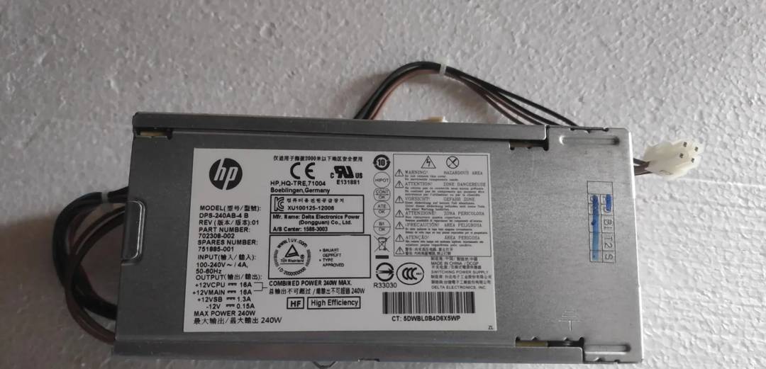 PC power supply HP EliteDesk 800 G1 SFF