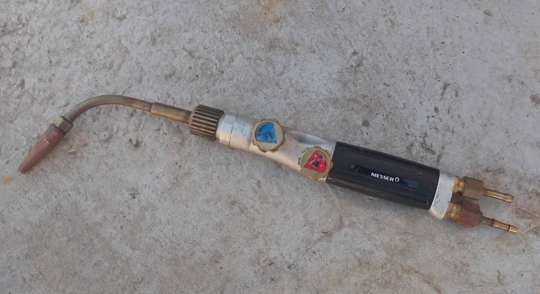 Дръжка с горелка за газово заваряване Messer