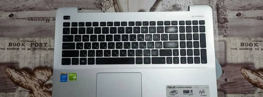 Палмрест с клавиатура и тъчпад Asus X555L