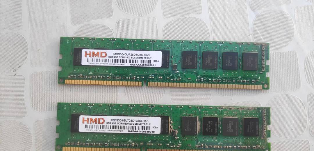 RAM памет за сървър HMD 2x 4 GB DDR3 ECC
