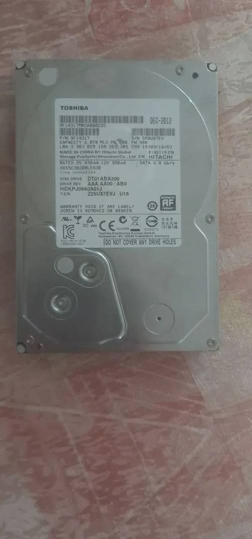 Твърд диск Toshiba 2 TB