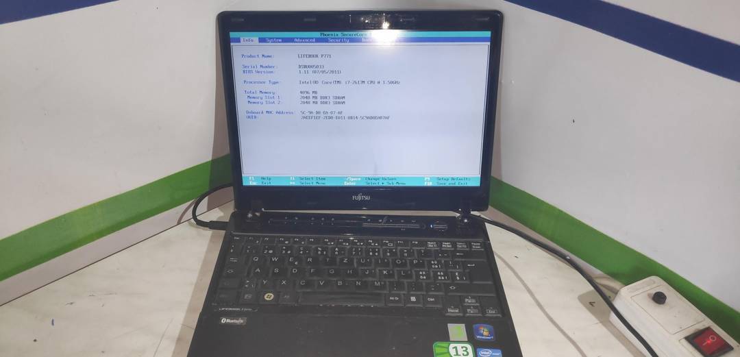 Laptop-Ersatzteile Fujitsu LifeBook P771