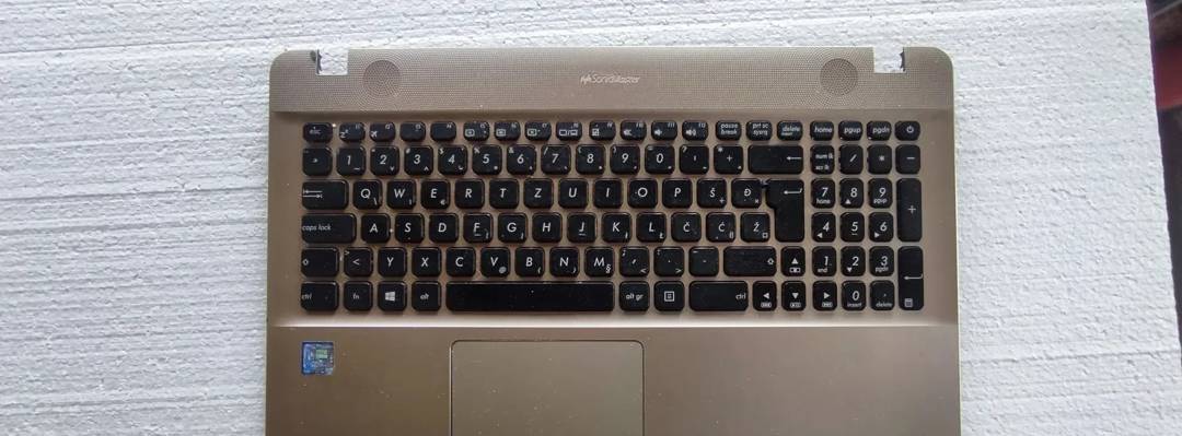 Palmrest mit Tastatur und Touchpad Asus X541S