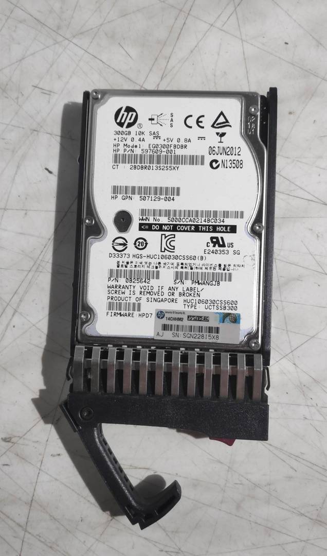 Hard disk za server HP 300 GB 2.5" SAS 10000 rpm