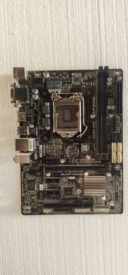 Дънна платка Gigabyte GA-B85M-HD3G LGA1150