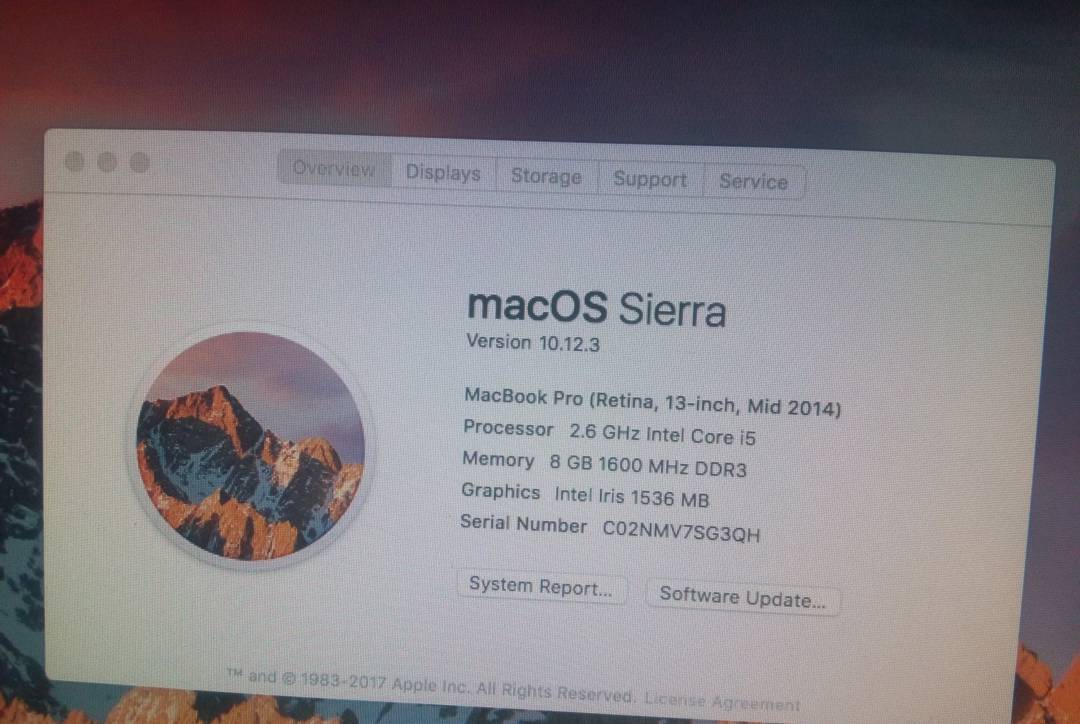Laptop-Ersatzteile Apple MacBook Pro 13 Retina A1502 (Mid 2014) i5 2.6 GHz