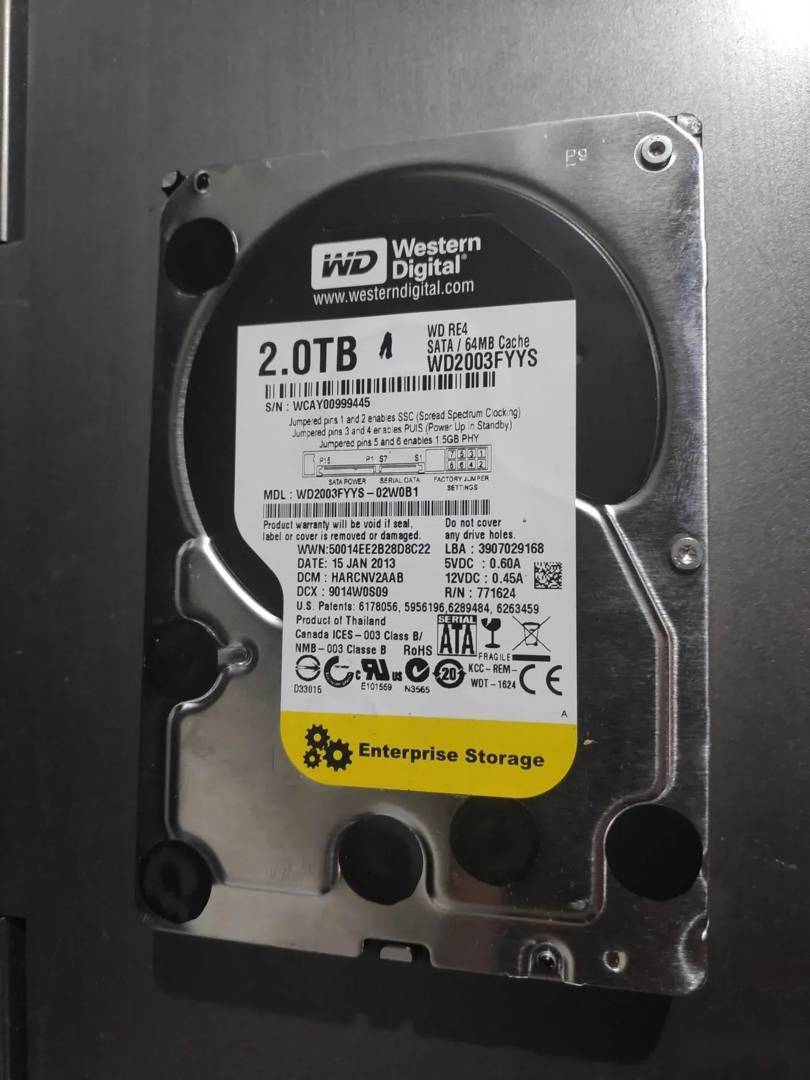 Festplatte Western Digital Enterprise 2 TB 3.5"