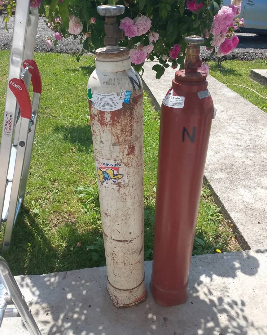 Acetylen- und Sauerstoffflaschen 10 l