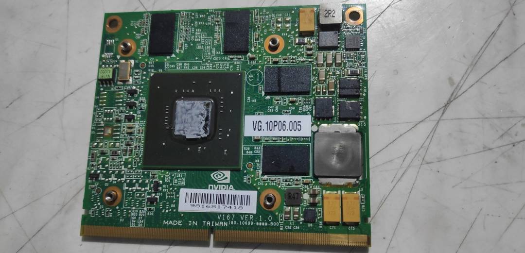 Laptop graphics card Nvidia GeForce GT 240M 1 GB DDR3 MXM III