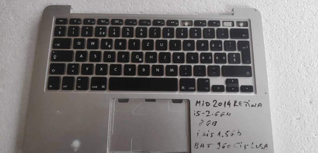 Palmrest cu tastatură Apple MacBook Pro 13 Retina A1502 (Mid 2014)