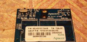 Bliskovni pomnilnik za NAS Apacer 128 MB 44 pin IDE T2BJ00 — Beograd