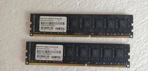 RAM memorija za računar GeIL 2x 4 GB DDR3 1600 MHz — Beograd