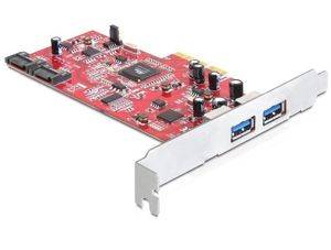 Controler USB 3.0 și SATA Delock PCIe 2x USB 3.0 + 2x SATA 6 Gb/s — Beograd