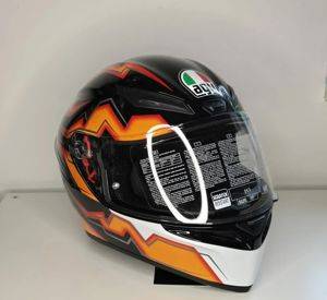 Шолом AGV K1 Kripton Black/Orange — інтеграл, розмір MS — Beograd