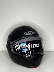 Шолом HJC i100 — flip-back, матовий чорний, сонцезахисний візор, Pinlock, M і L — Beograd