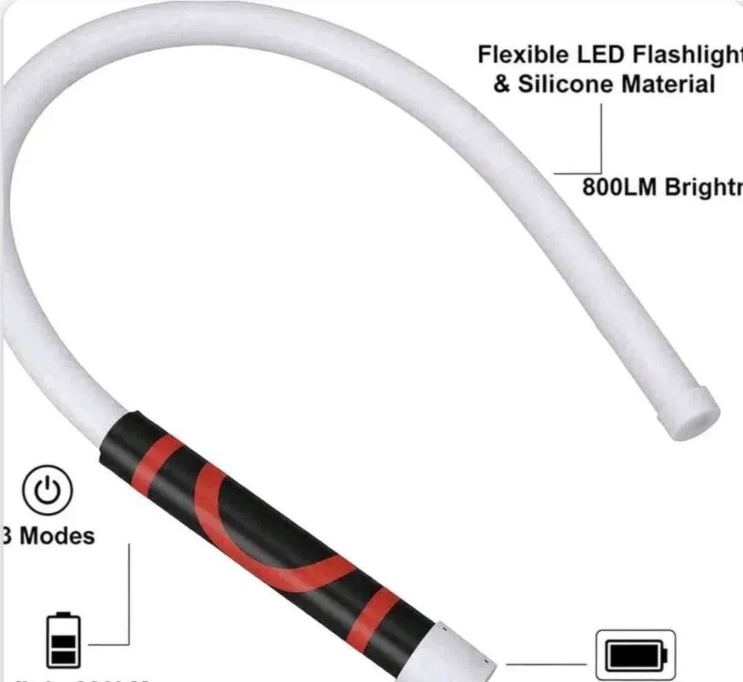 Rugalmas LED munkalámpa, 73 cm, 800 lm, USB-C töltéssel