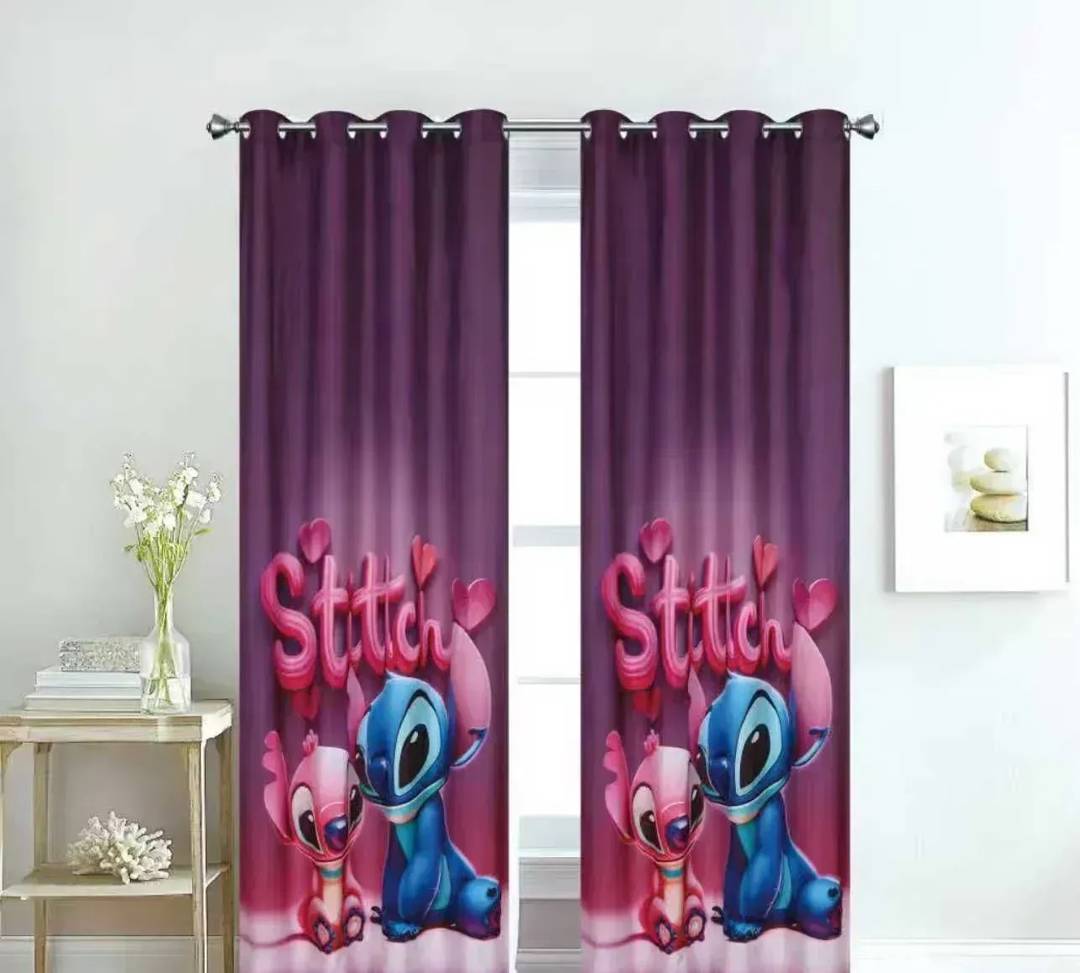 Perdele pentru copii cu personaje din desene animate, 140 × 260 cm