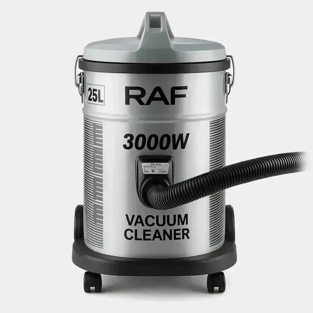 RAF industrial vacuum cleaner, 25 L, 3000 W, wet and dry vacuuming