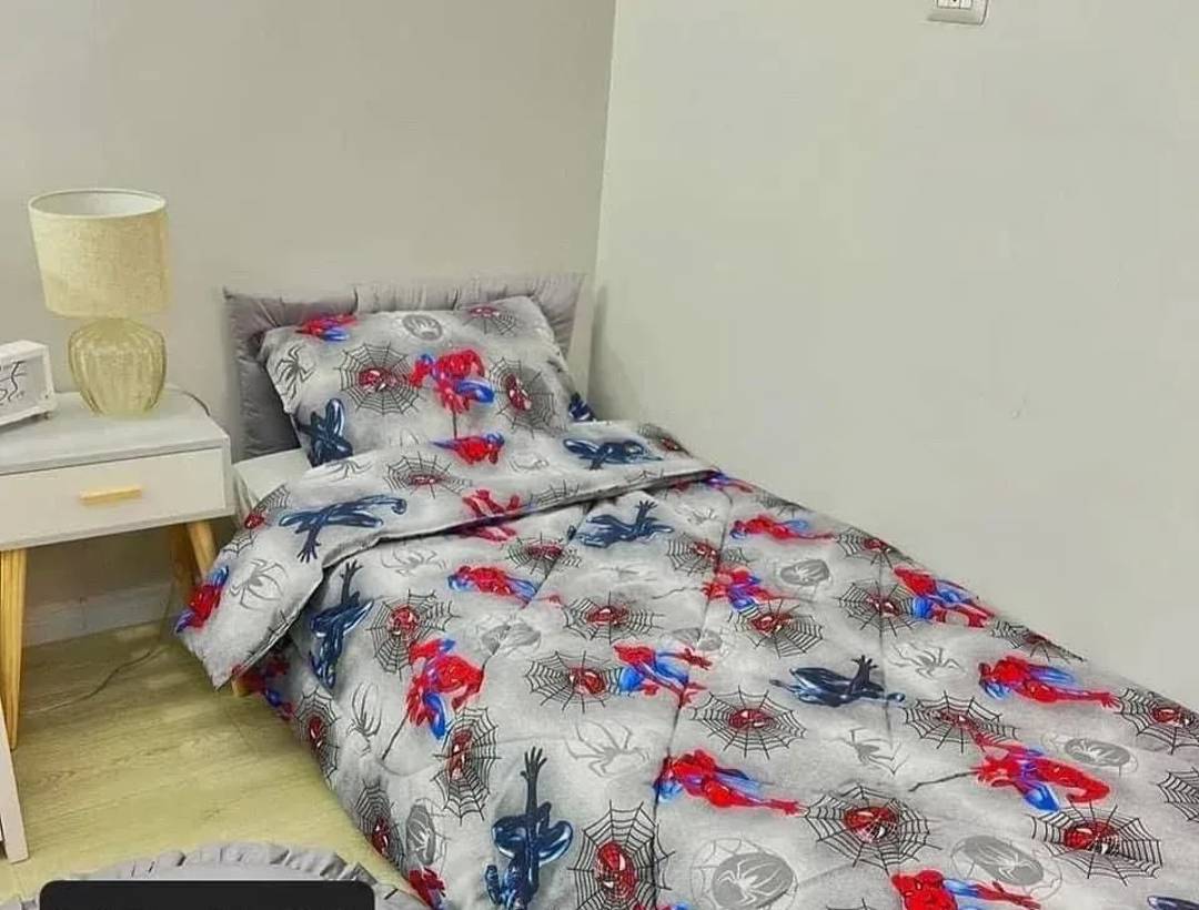 Детско спално бельо Spiderman, 100% памук, комплект от 3 части