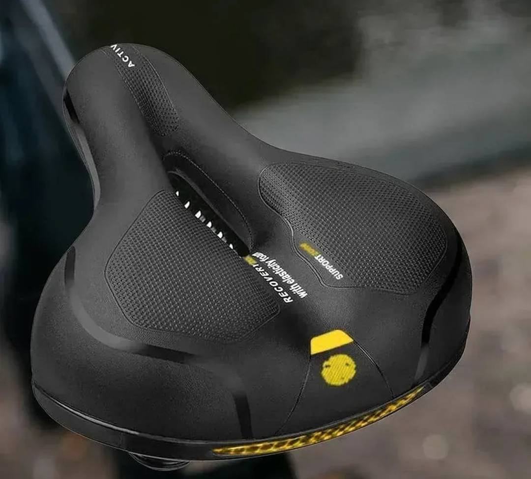 Ergonomikus kerékpárnyereg rugókkal