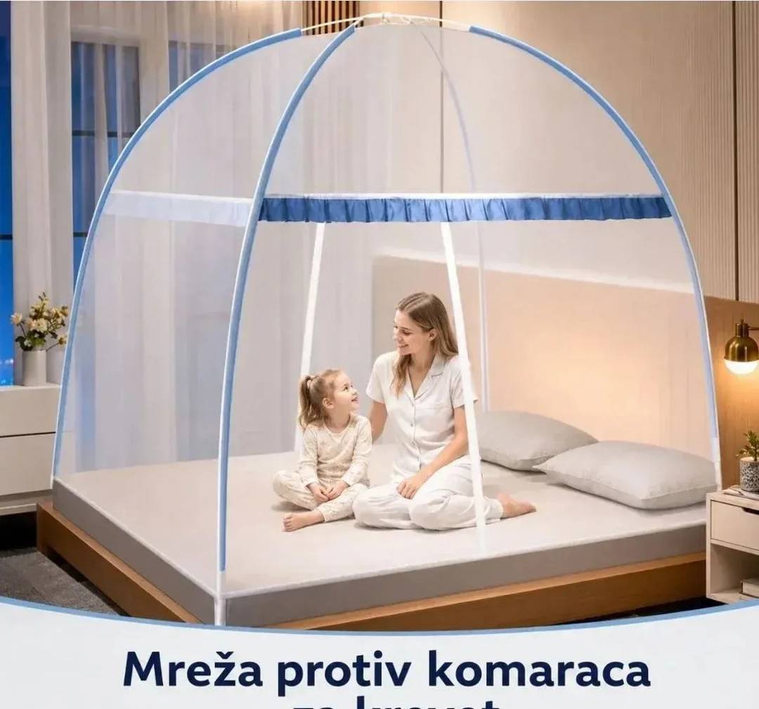 Szúnyogháló ágyhoz, önálló vázzal