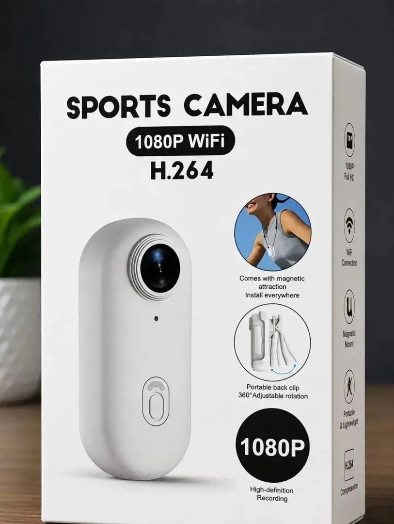Mini akciona kamera 1080p WiFi sa uglom 120° i kućištem