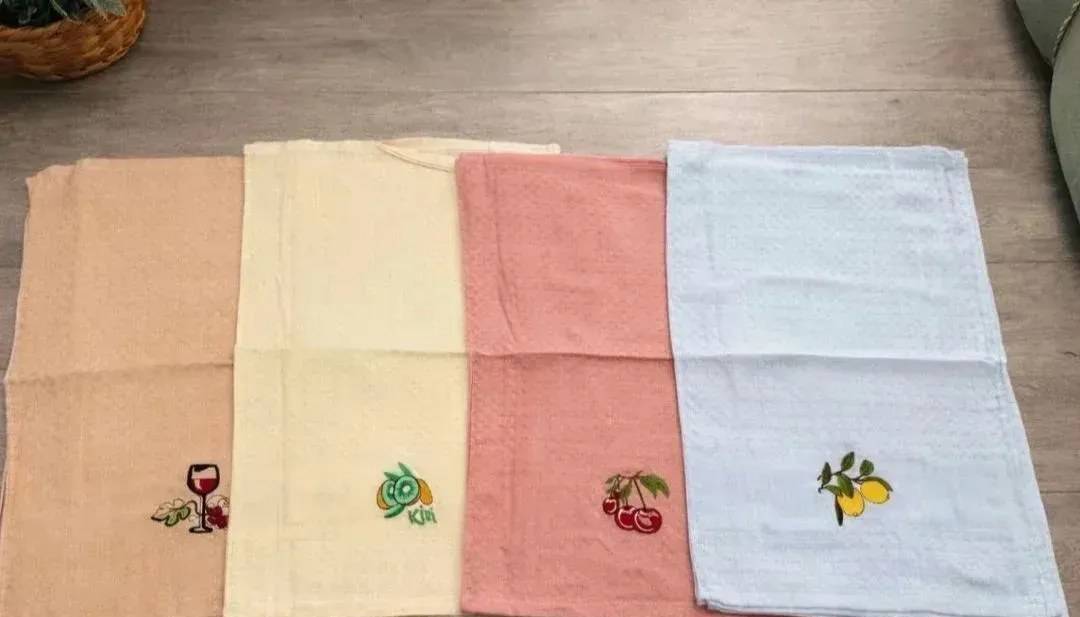 Kuhinjske krpe od 100% pamuka, set od 12 komada, 40 × 60 cm