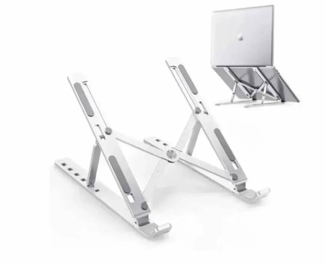 Zusammenklappbarer Laptop- und Tabletständer aus Aluminium