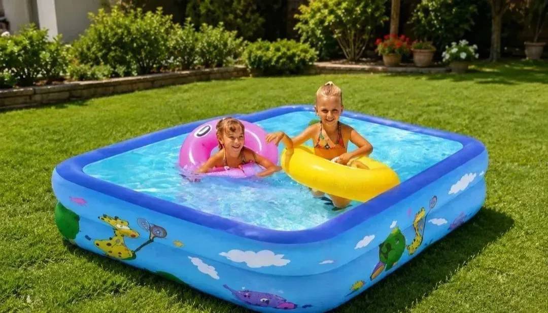 Inflatable pool for children 150 × 100 × 50 cm