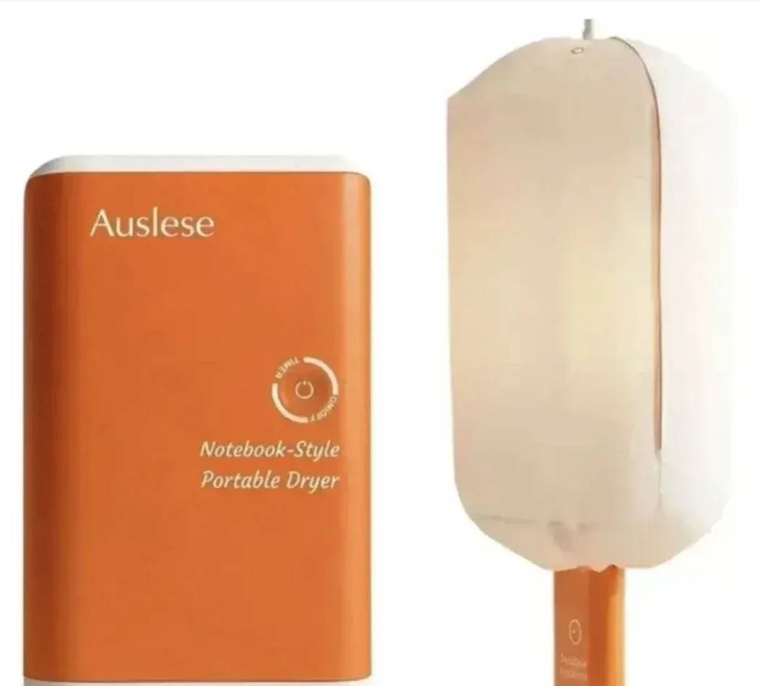 Portable electric clothes dryer with protective cover