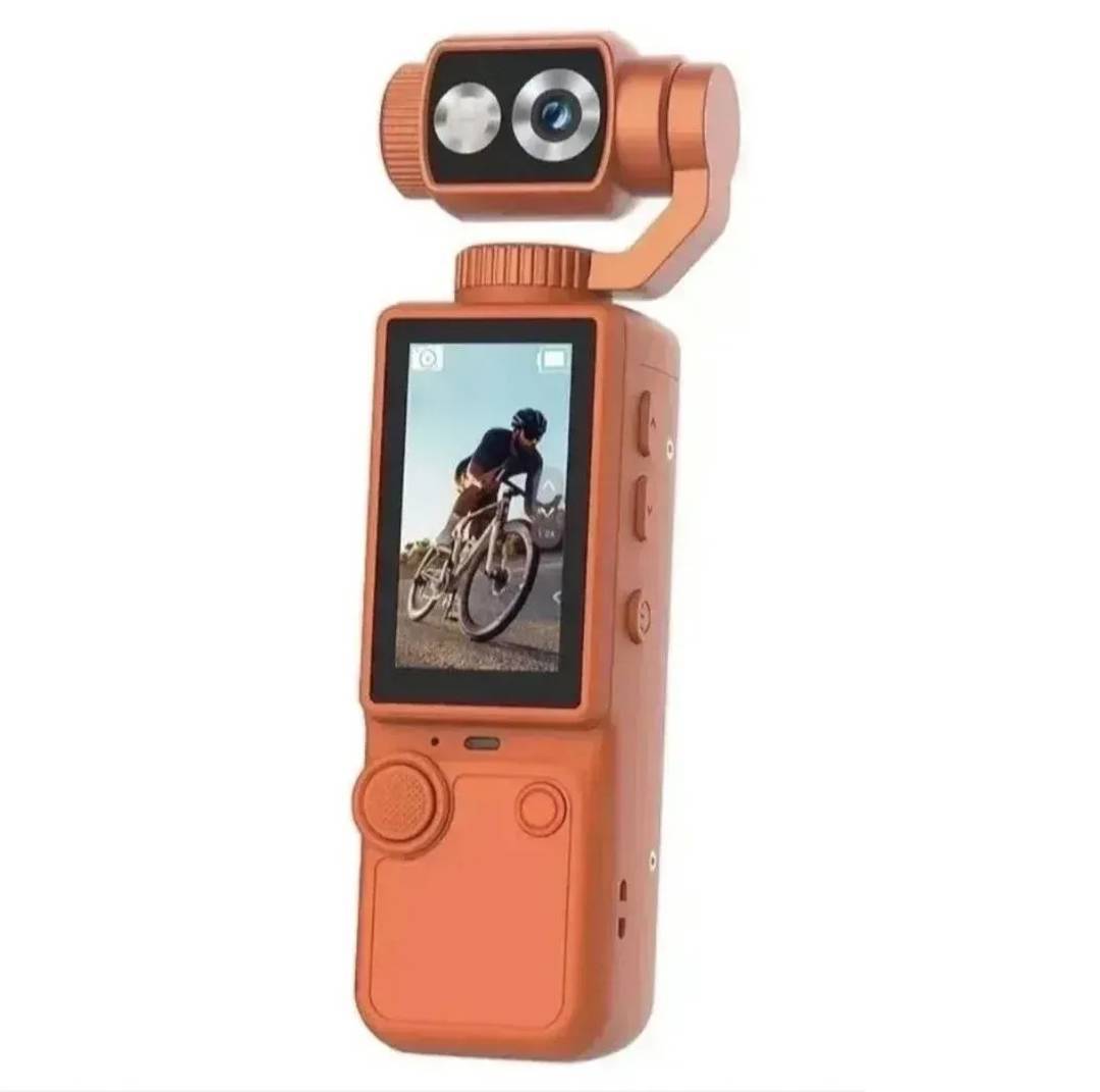 Cameră 4K de buzunar Q8 cu stabilizator gimbal pe 3 axe
