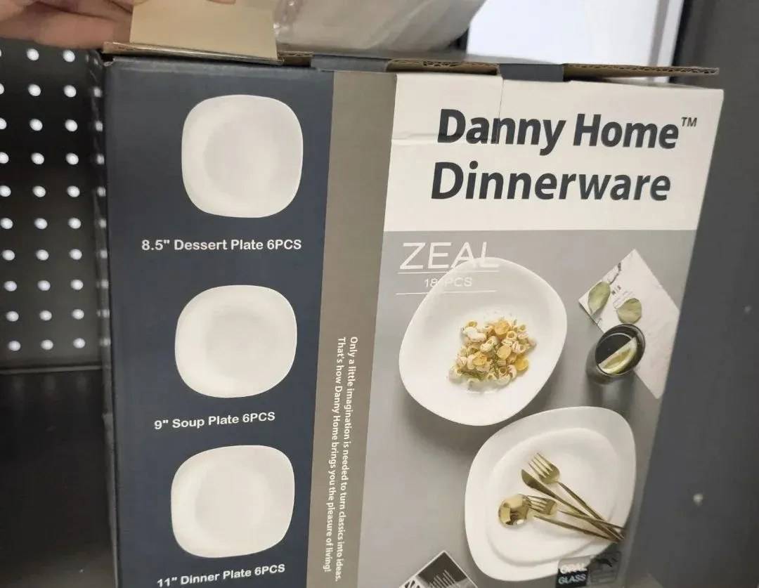 Set tanjira Danny Home Zeal od opal stakla, 18 delova