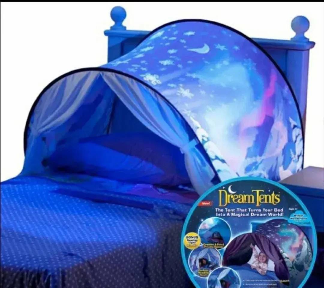Children’s bed tent, starry sky 185 × 75 cm
