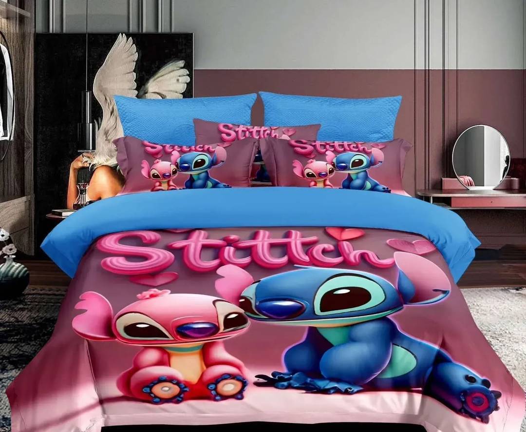 Children’s bedding set, 3 pieces, 160 × 200 cm, various designs
