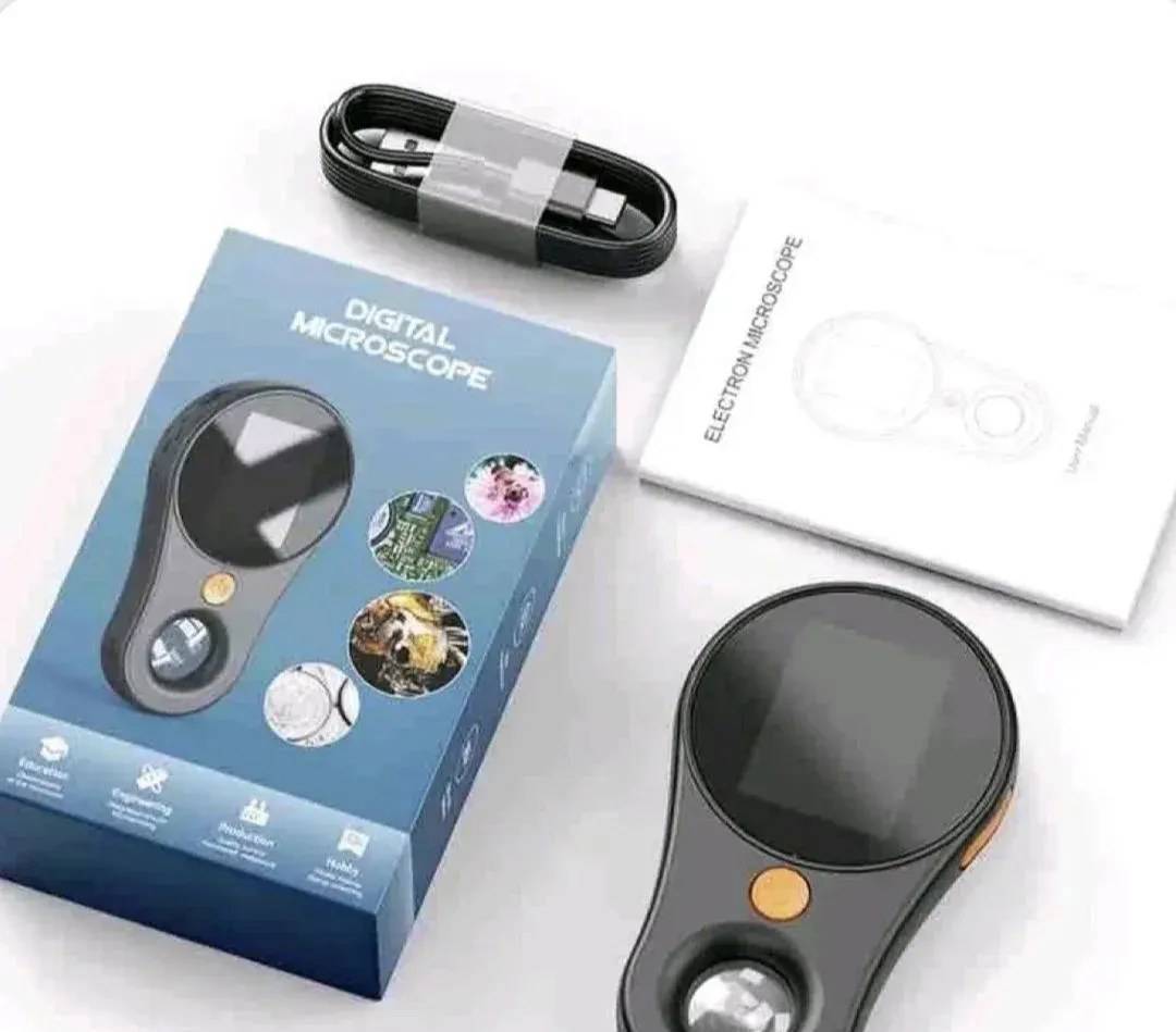 Microscop digital portabil HD 500x, cu ecran de 2"