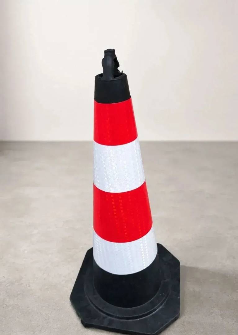 Reflective traffic cone, 60 cm