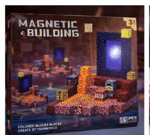 Магнитни кубчета Magnetic Building, 133 части — Beograd