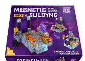 Магнітні кубики Pixel Squares, 104 деталі — Beograd