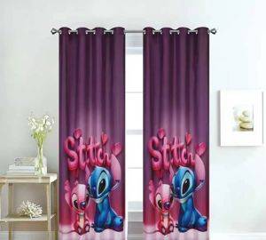 Children’s curtains with cartoon designs, 140 × 260 cm — Beograd