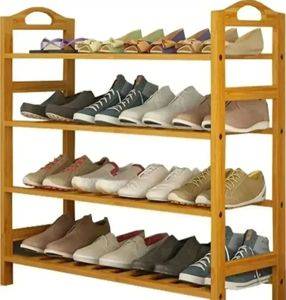 4-tier bamboo shoe rack, holds up to 16 pairs — Beograd