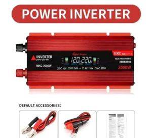 12 V-ról 220 V-ra alakító inverter digitális kijelzővel, 500–2000 W — Beograd